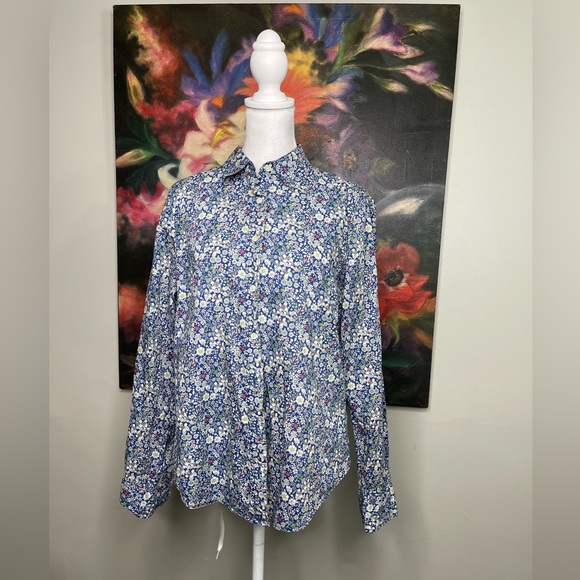 J.Crew x Liberty London Floral Shirt June's Meadow Print Button Down Shirt 8 - Picture 2 of 9
